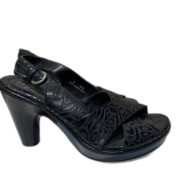 b.o.c. Black Patterned Heels - Picture 3 of 10